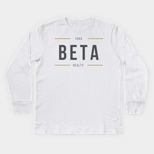 BETA REALITY Kids Long Sleeve T-Shirt